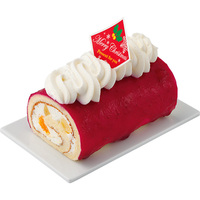 3種の国産フルーツ　クリスマスロールケーキ