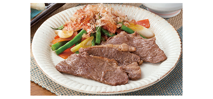 野菜たっぷり牛肉焼肉