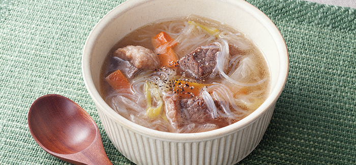 牛肉と春雨のスープ
