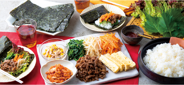 韓国風手巻き寿司