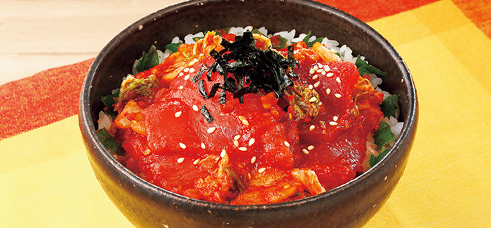 キムチまぐろ丼