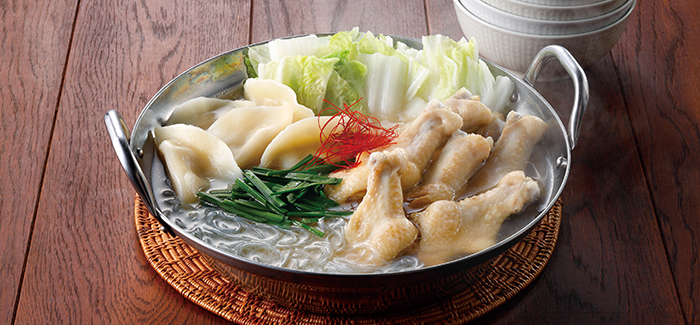 鶏肉手羽元と春雨の旨塩鍋