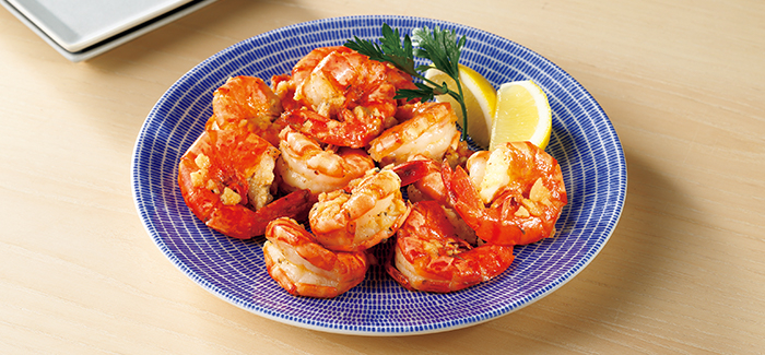 ハーブが香るガーリックシュリンプ