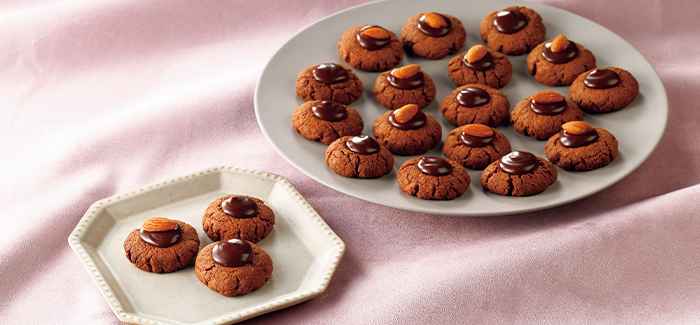 濃厚チョコレートのガナッシュクッキー