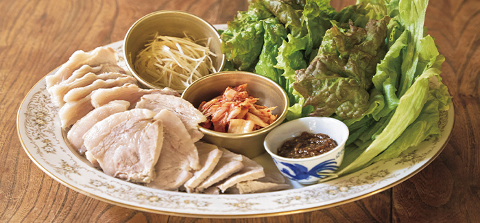 しっとりとろける塩麹豚のポッサム