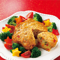 星のかたちのミートローフ