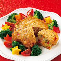 星のかたちのミートローフ