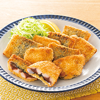 フライパンで三陸産さんまフライ