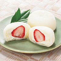 ふんわりおもちの雪見いちご