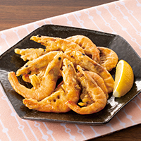 丸ごと国産芝海老の天ぷら