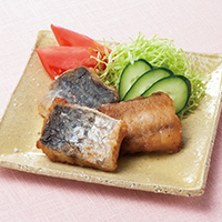 フライパンでさわら竜田揚げ