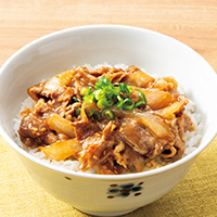 牛カルビ丼の具　ピリ辛しょうゆ味