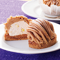 渋皮栗のモンブランケーキ