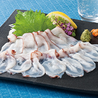 北海たこ薄造り