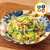 豚肉とゴーヤの塩炒め