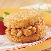 照り焼き風チキンライスバーガー